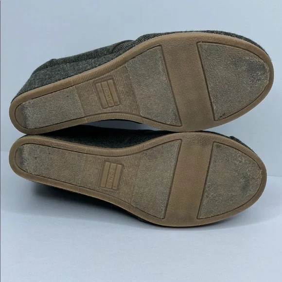 Women's TOMS Herringbone Wedge size 6.5 - Picture 9 of 9